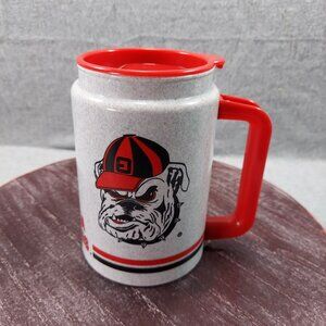 Georgia Bulldogs Vintage Plastic Mug With Handle & Team Logo Design Whirley  USA